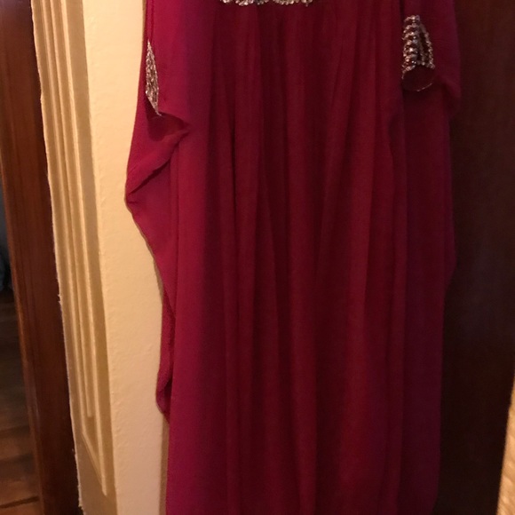 Indian Style Fuchsia Long dress - Picture 4 of 6